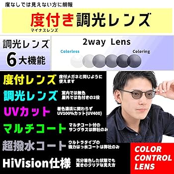 調光レンズ　度入り　メガネ　度入りサングラス 楽天市場】度付きサングラス 調光 サングラス 度入り 度付き 調